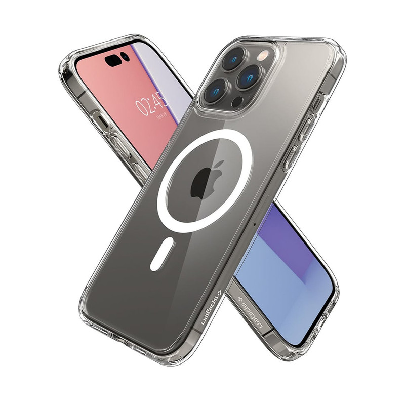 کاور اسپیگن مدل Crystal Hybrid Mag مناسب برای گوشی موبایل اپل iPhone 14 Pro Max