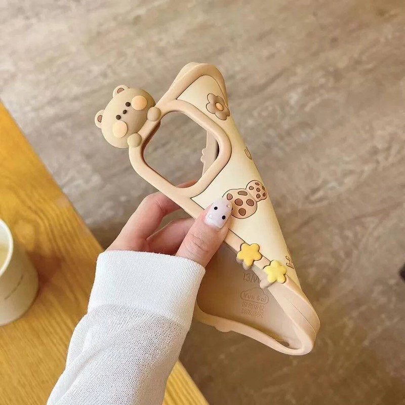 کاور طرح CUTE BEAR مناسب برای گوشی موبایل اپل IPHONE 13 PRO MAX