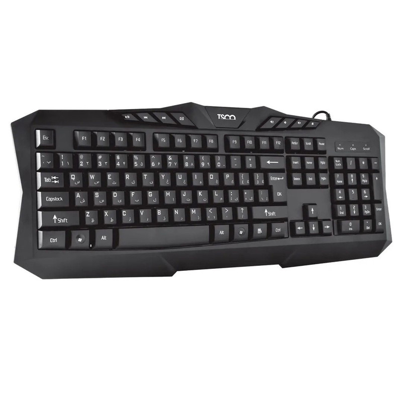 کیبورد تسکو مدل TK 8020N، سوییچ ممبران، Full-Size