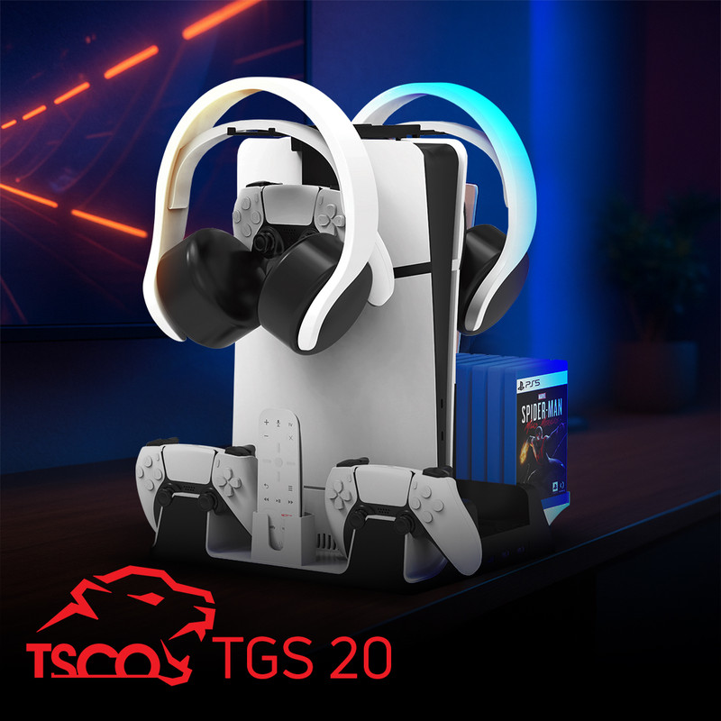 پایه نگهدارنده و شارژر پلی استیشن 5 تسکو مدل TGS 20