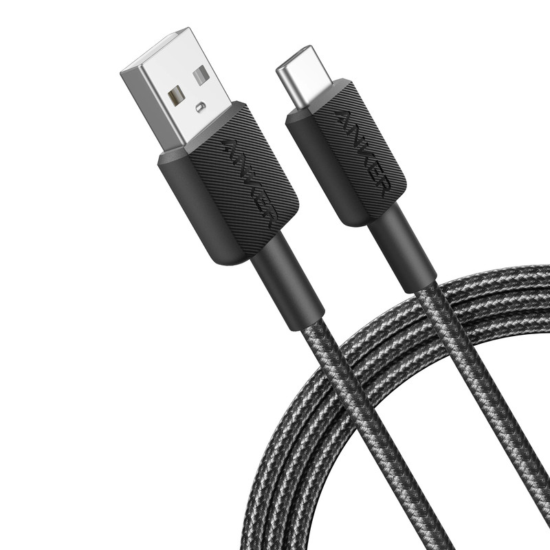کابل تبدیل USB به USB-C انکر مدل 322/A81H5 طول 0.9 متر