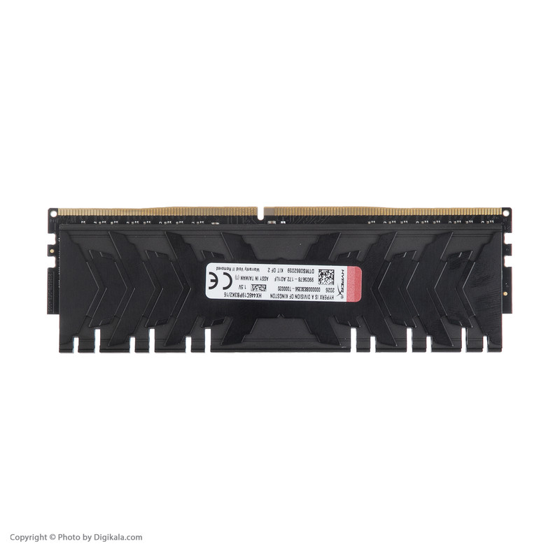 رم دسکتاپ DDR4 دو کاناله 4600 مگاهرتز CL19 هایپرایکس مدل PREDATOR ظرفیت 16 گیگابایت بسته دو عددی