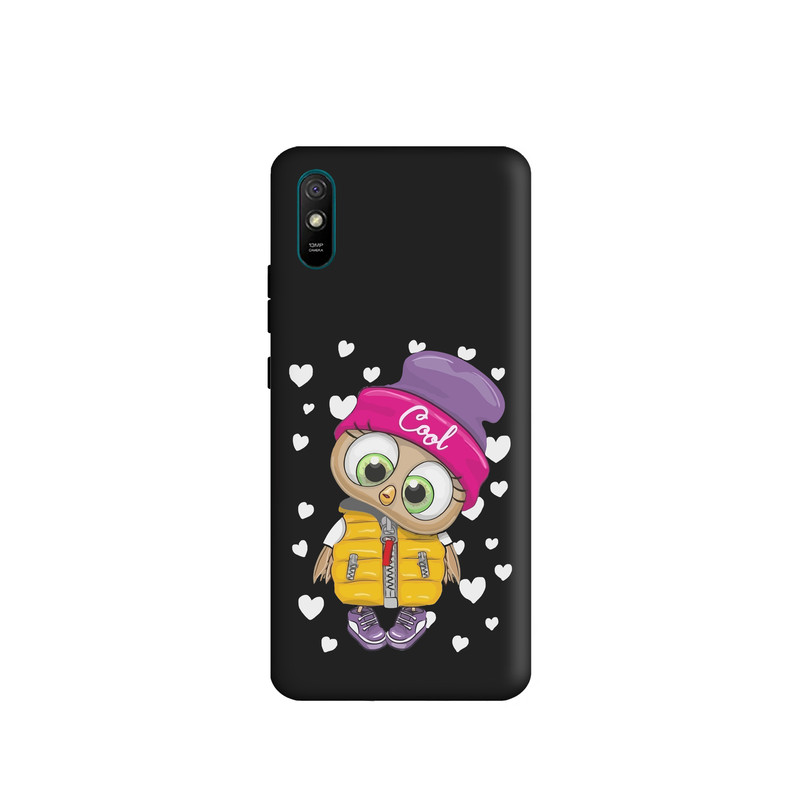 کاور طرح جغد دخترانه کد s3024 مناسب برای گوشی موبایل شیائومی Redmi 9A