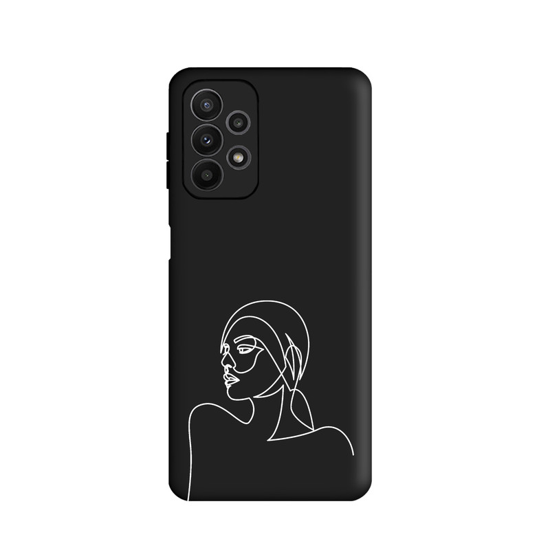 کاور طرح دخترانه مینیمال کد u5940 مناسب برای گوشی موبایل سامسونگ Galaxy A73