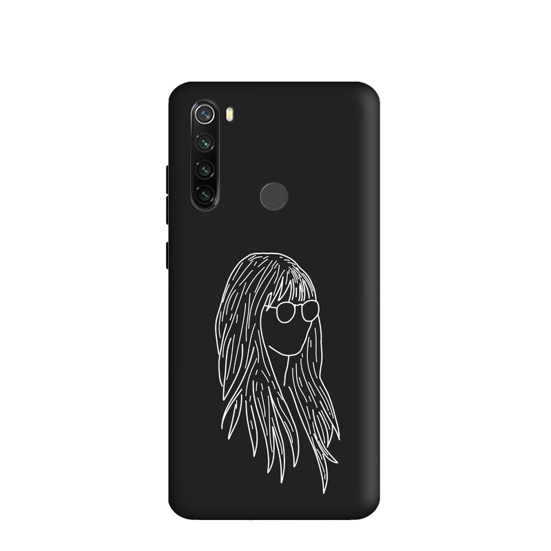 کاور طرح دختر مینیمال کد y9042 مناسب برای گوشی موبایل شیائومی Redmi Note 8T