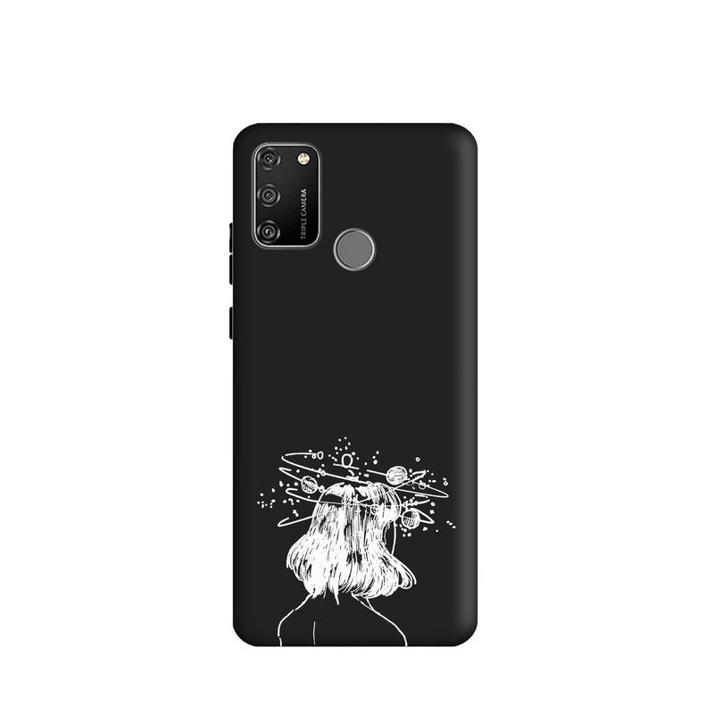 کاور طرح دخترانه مینیمال کد u655 مناسب برای گوشی موبایل هوآوی honor 9A