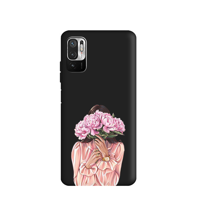 کاور طرح دخترانه گل کد y9350 مناسب برای گوشی موبایل شیائومی Redmi Note 10 5G