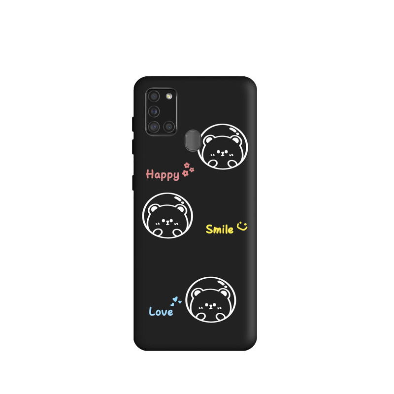 کاور قاب گارد طرح خرسی کد s7945 مناسب برای گوشی موبایل سامسونگ Galaxy A21s