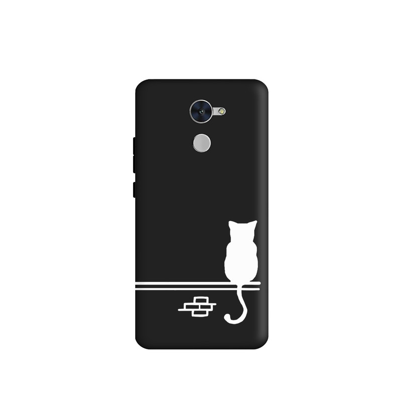 کاور طرح گربه مینیمال کد u3989 مناسب برای گوشی موبایل هوآوی Y7 Prime 2017 / Y7 2017