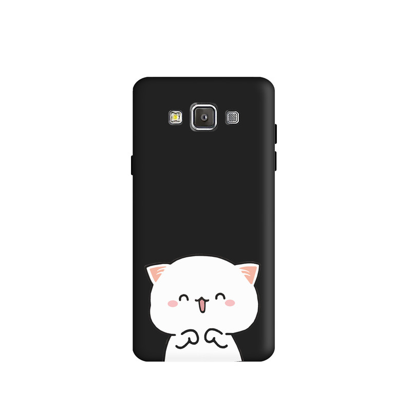 کاور طرح گربه دخترانه  کد y1495 مناسب برای گوشی موبایل سامسونگ  Galaxy A5 2015/A500
