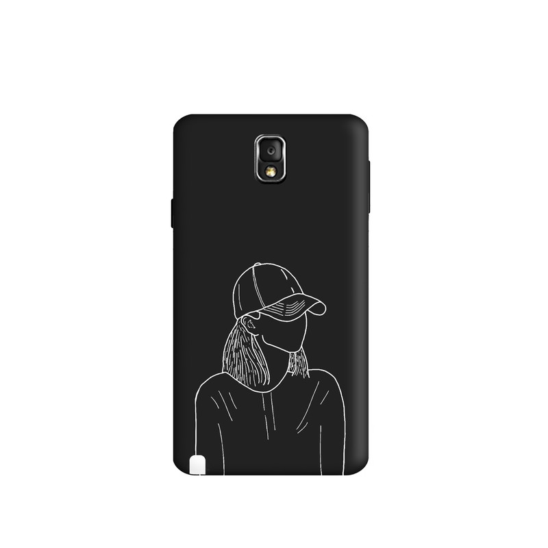 کاور طرح دخترانه مینیمال کد y4302 مناسب برای گوشی موبایل سامسونگ Galaxy note3