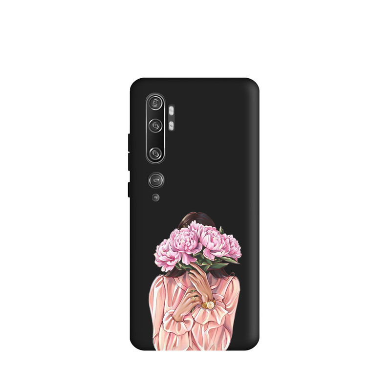کاور طرح دخترانه گل کد y7834 مناسب برای گوشی موبایل شیائومی Mi Note 10 / Mi Note 10 pro
