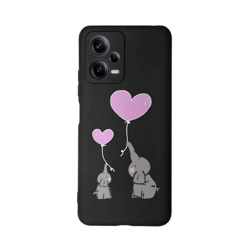 کاور طرح فیل قلب صورتی کد s5979 مناسب برای گوشی موبایل شیائومی Redmi Note 12 Pro Plus 5G