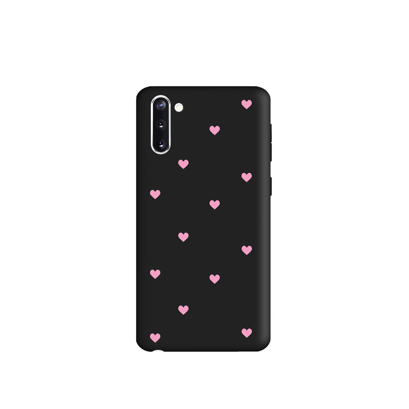 کاور طرح قلب صورتی کد y4832 مناسب برای گوشی موبایل سامسونگ Galaxy Note 10