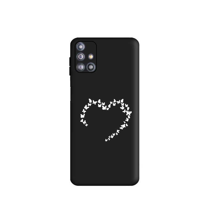 کاور قاب گارد طرح قلب پروانه ای کد s8407 مناسب برای گوشی موبایل سامسونگ Galaxy M31s
