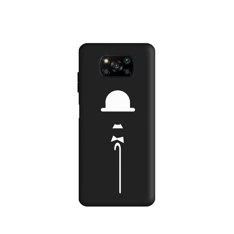 کاور طرح چارلی چاپلین کد s3331 مناسب برای گوشی موبایل شیائومی Poco X3