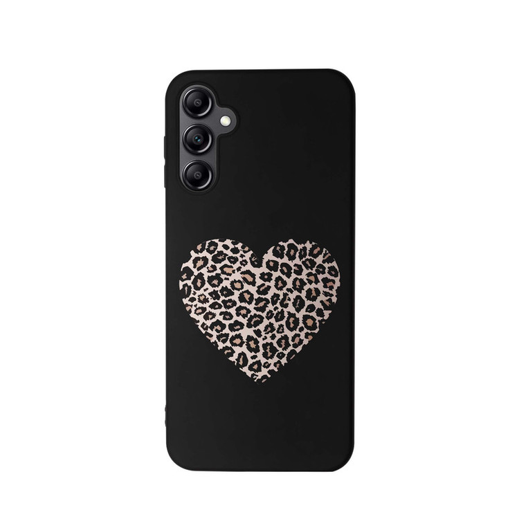 کاور طرح قلب پلنگی کد s5919 مناسب برای گوشی موبایل سامسونگ Galaxy A14