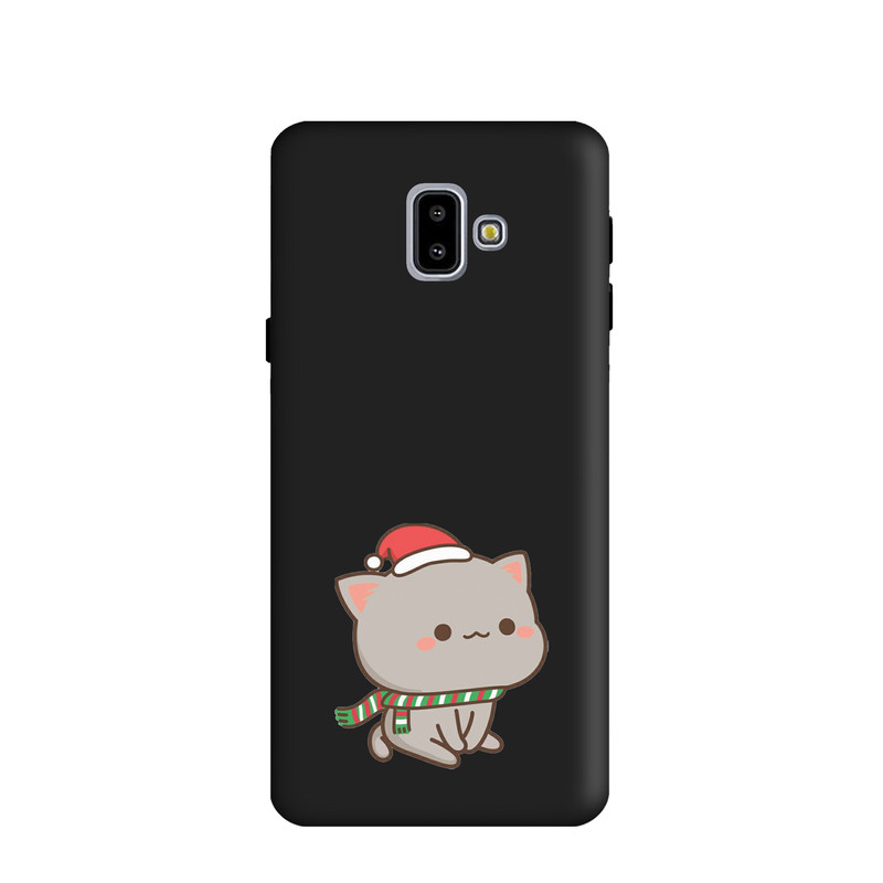 کاور طرح گربه دخترانه کد y3621 مناسب برای گوشی موبایل سامسونگ galaxy J6plus