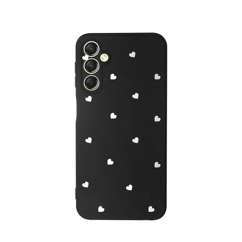 کاور طرح قلب سفید کد s4088 مناسب برای گوشی موبایل سامسونگ Galaxy A34