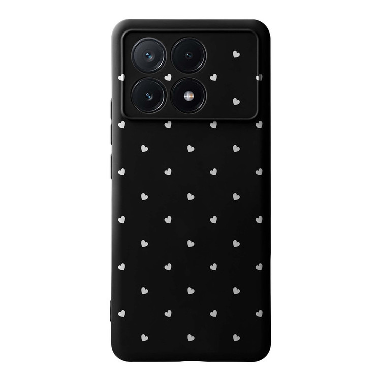 کاور قاب گارد طرح قلب سفید کد s11099 مناسب برای گوشی موبایل شیائومی Poco X6 Pro