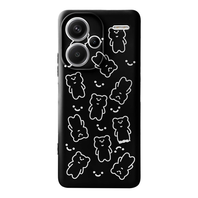 کاور قاب گارد طرح خرسی کد s12336 مناسب برای گوشی موبایل شیائومی Redmi Note 13 Pro Plus
