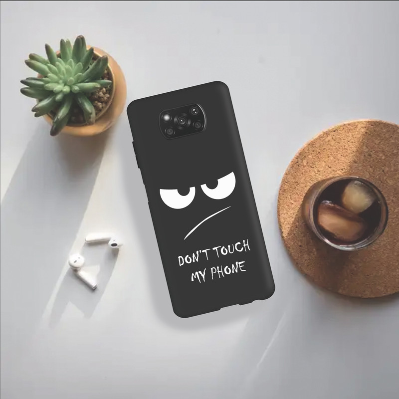 کاور طرح dont touch my phone مناسب برای گوشی موبایل شیائومی Poco X3 NFC / X3 Pro