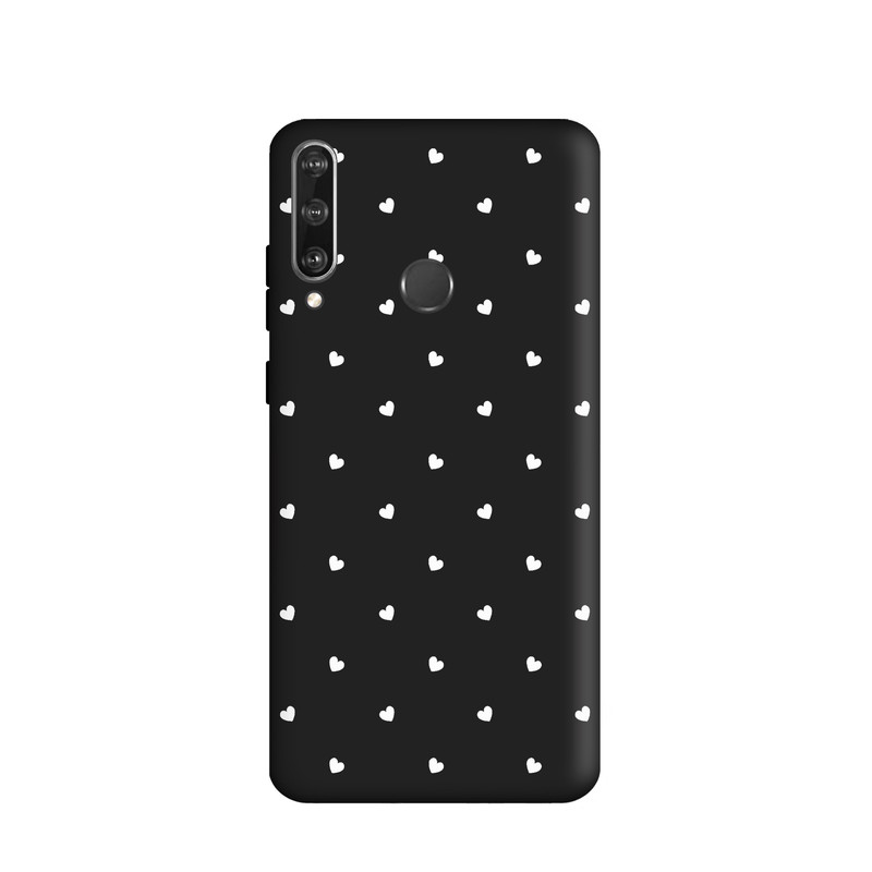 کاور طرح قلب سفید کد u2979 مناسب برای گوشی موبایل هوآوی Y7p 2020