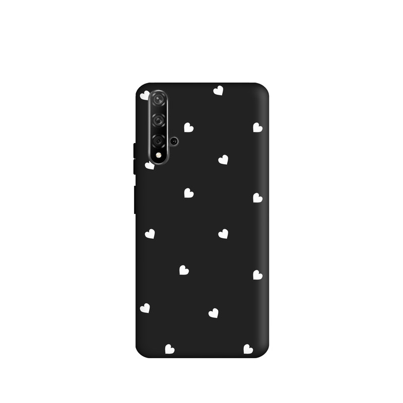 کاور طرح قلب سفید مینیمال کد u1578 مناسب برای گوشی موبایل هوآوی Nova 5T
