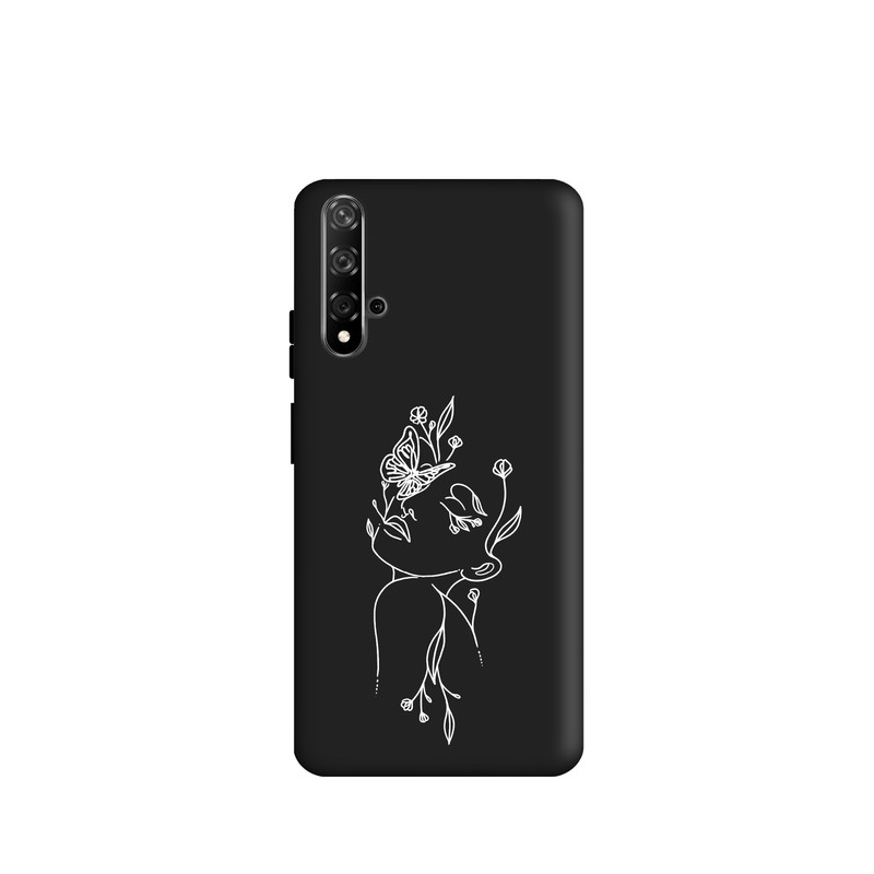 کاور طرح مینیمال دخترانه کد u1607 مناسب برای گوشی موبایل هوآوی Nova 5T