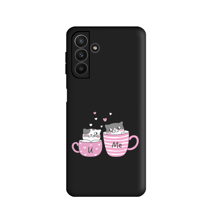 کاور طرح گربه فنجون کد s148 مناسب برای گوشی موبایل سامسونگ Galaxy M52