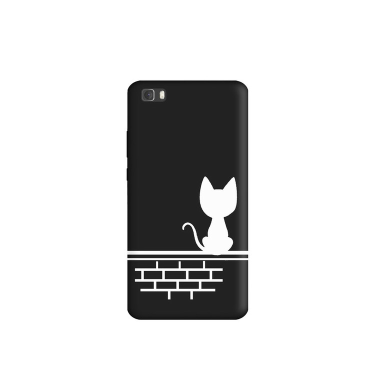 کاور طرح گربه مینیمال کد u1690 مناسب برای گوشی موبایل هوآوی P8 Lite