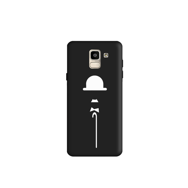 کاور طرح چارلی چاپلین کد s2364 مناسب برای گوشی موبایل سامسونگ Galaxy A6 2018