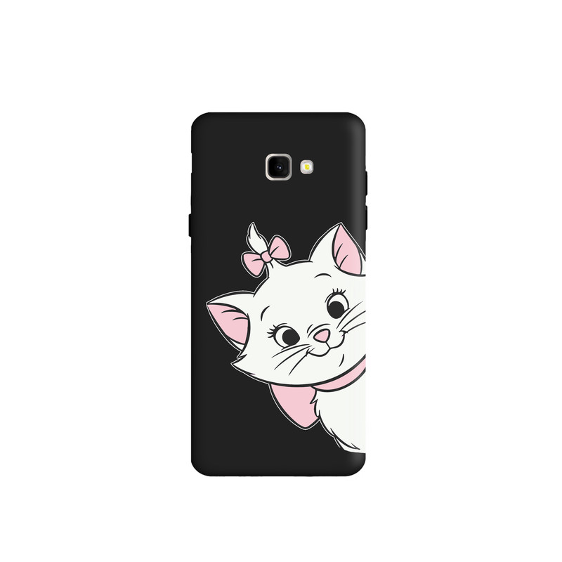 کاور طرح گربه سفید صورتی کد s2593 مناسب برای گوشی موبایل سامسونگ Galaxy J4 Plus / J4 Core