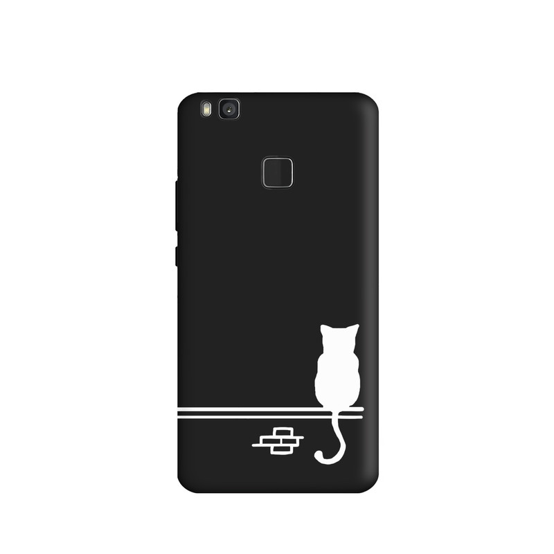 کاور طرح گربه مینیمال کد u1788 مناسب برای گوشی موبایل هوآوی P9 Lite