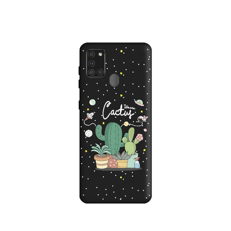 کاور طرح کاکتوس کد s757 مناسب برای گوشی موبایل سامسونگ Galaxy A21s