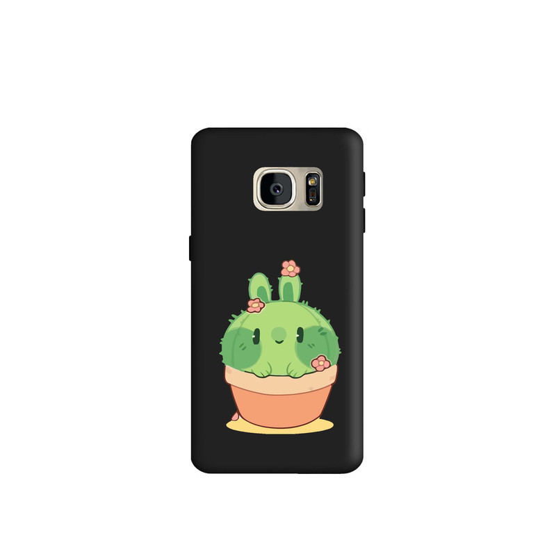 کاور طرح کاکتوس کیوت کد s4764 مناسب برای گوشی موبایل سامسونگ Galaxy S7 Edge