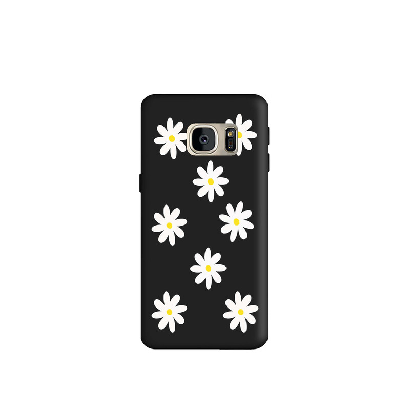 کاور طرح گل بابونه کد s4773 مناسب برای گوشی موبایل سامسونگ Galaxy S7 Edge