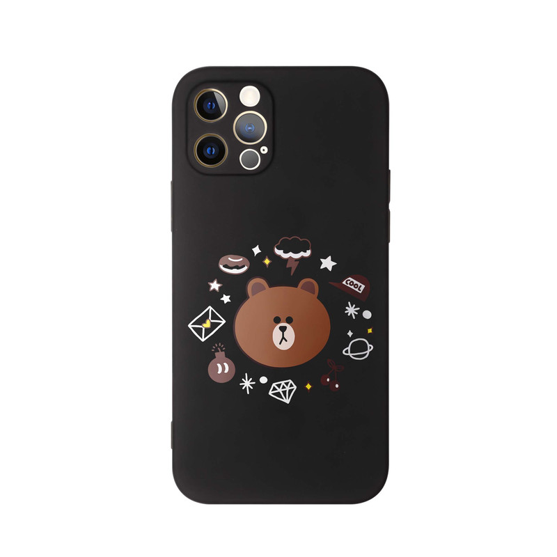کاور طرح خرس لاین مینیمال کد s5469 مناسب برای گوشی موبایل اپل iphone 11 Pro