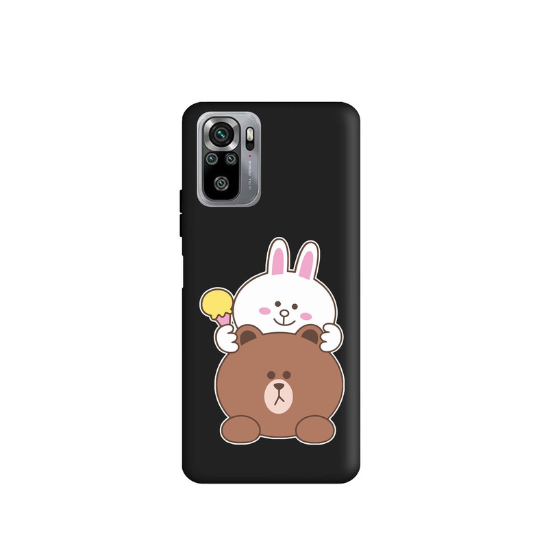 کاور قاب گارد طرح خرگوشی و خرسی کد s8766 مناسب برای گوشی موبایل شیائومی Redmi Note 10s / Redmi Note 10 4G