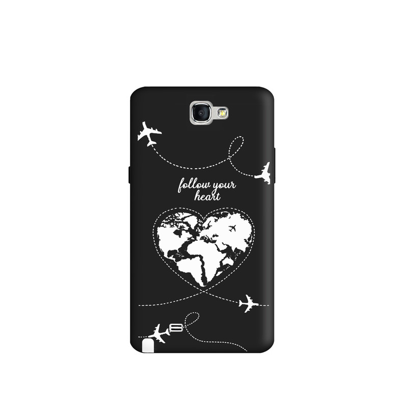 کاور طرح نقشه قلب کد y4253 مناسب برای گوشی موبایل سامسونگ Galaxy note2