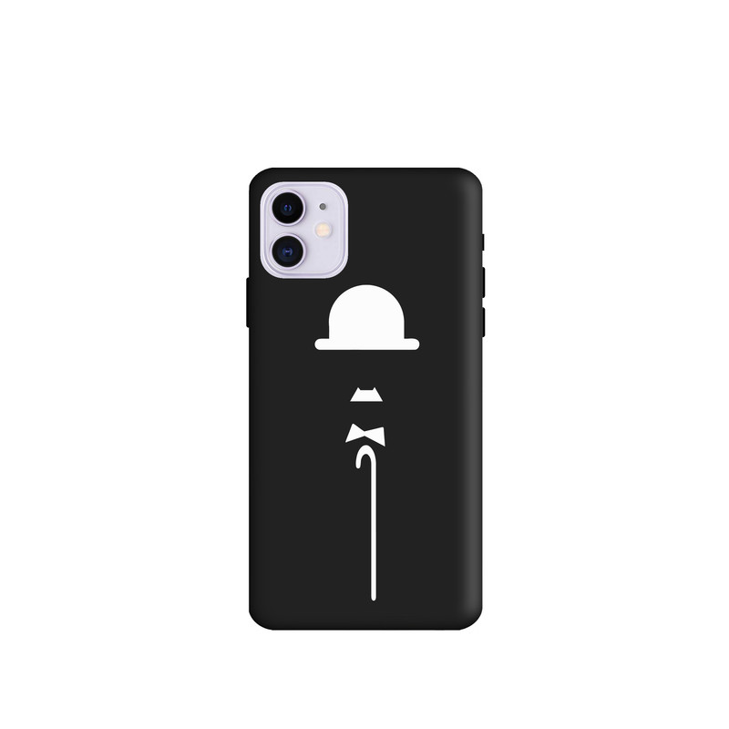 کاور طرح چارلی چاپلین کد s3483 مناسب برای گوشی موبایل اپل iPhone 11