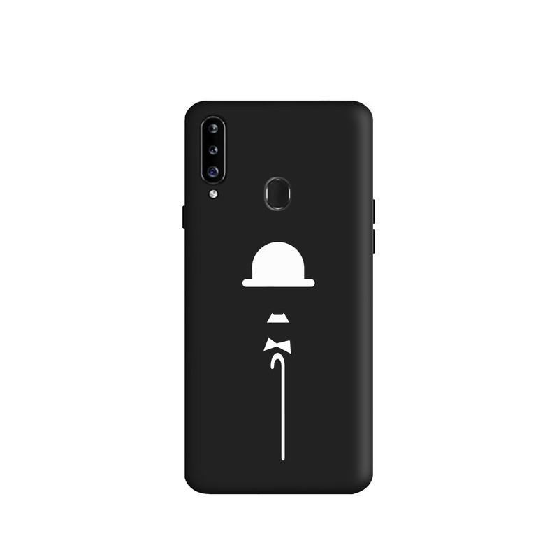 کاور طرح چارلی چاپلین کد s1803 مناسب برای گوشی موبایل سامسونگ Galaxy A20s
