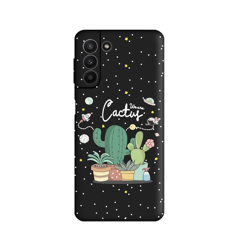 کاور طرح کاکتوس کد s909 مناسب برای گوشی موبایل سامسونگ Galaxy S21
