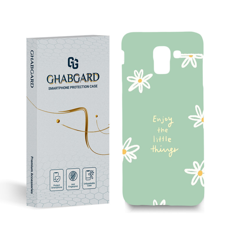 کاور قاب گارد مدل گل مناسب برای گوشی موبایل سامسونگ Galaxy j6