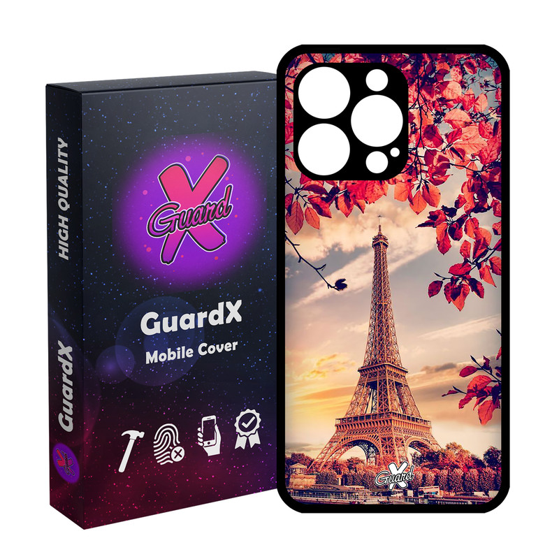 کاور گارد ایکس طرح Eiffel Tower مدل Glass10125 مناسب برای گوشی موبایل اپل iPhone 13 Pro