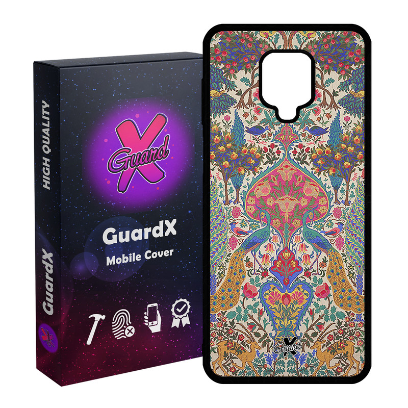 کاور گارد ایکس طرح سنتی مدل Glass10225 مناسب برای گوشی موبایل شیائومی Redmi Note 9S / Note 9 Pro / Note 9 Pro Max