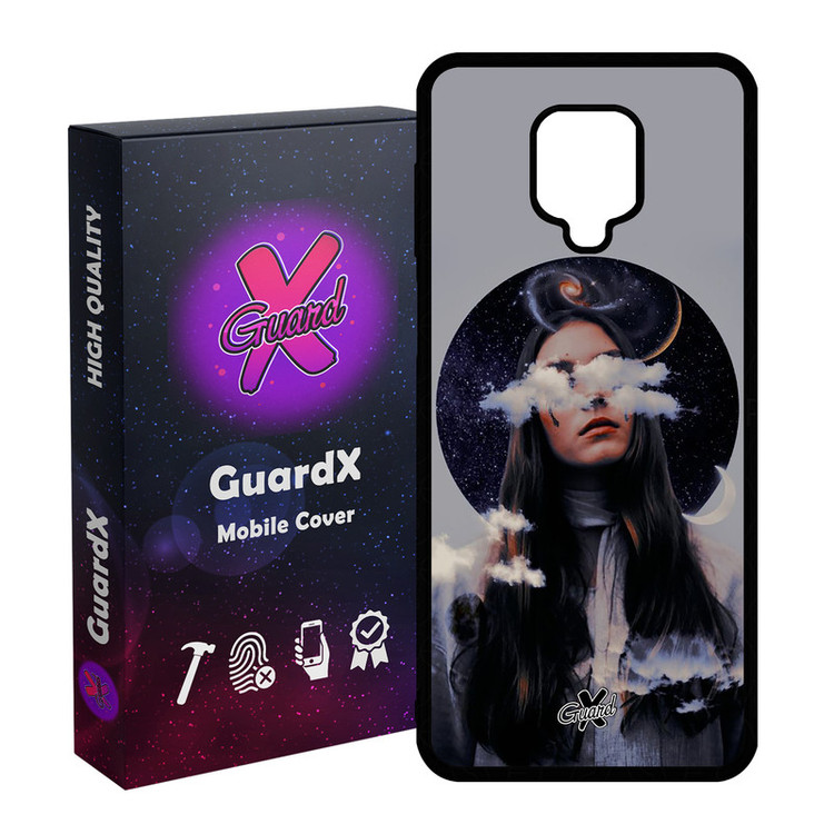 کاور گارد ایکس طرح Girl مدل Glass10011 مناسب برای گوشی موبایل شیائومی Redmi Note 9S / Note 9 Pro / Note 9 Pro Max