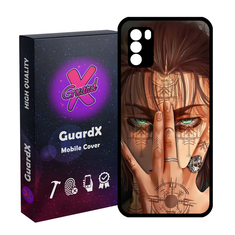 کاور گارد ایکس طرح Eren Anime مدل 10449 مناسب برای گوشی موبایل شیائومی Poco M3
