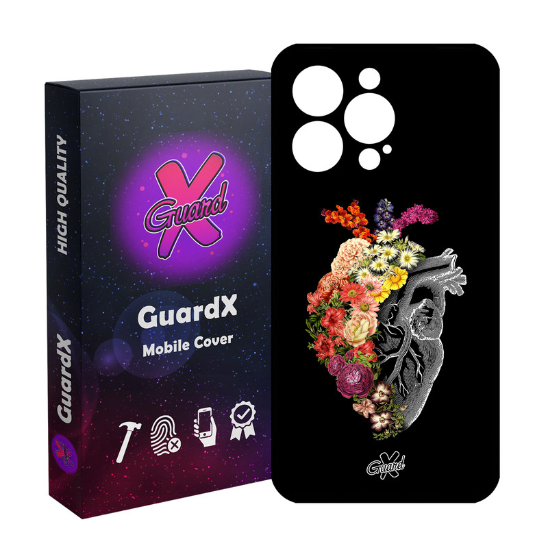 کاور گارد ایکس طرح قلب مدل Glass10216 مناسب برای گوشی موبایل اپل iPhone 13 Pro