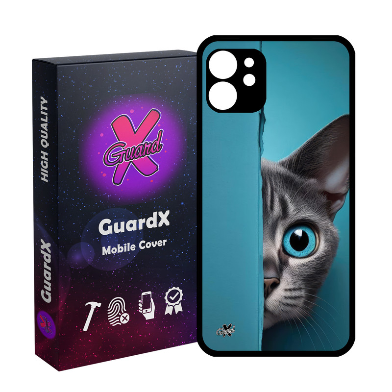 کاور گارد ایکس طرح گربه مدل Glass10673 مناسب برای گوشی موبایل اپل iPhone 11